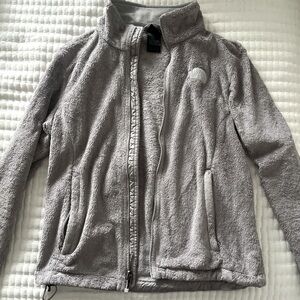 The North Face gray fleece